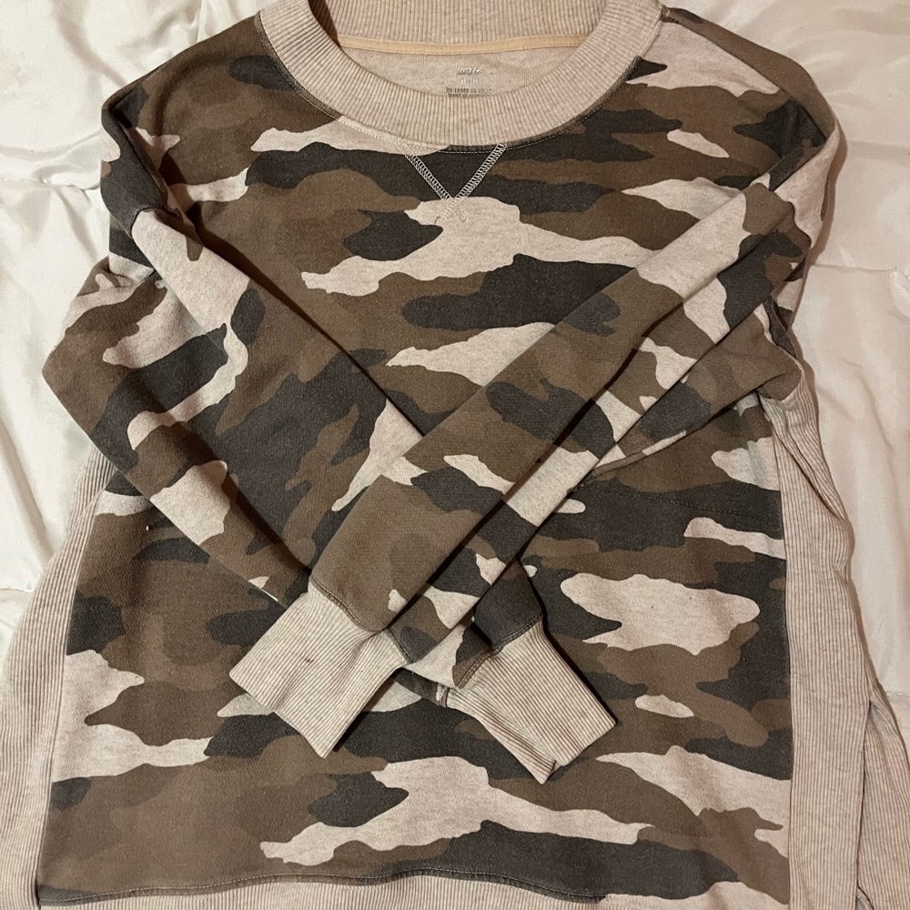Aerie Camo Pullover